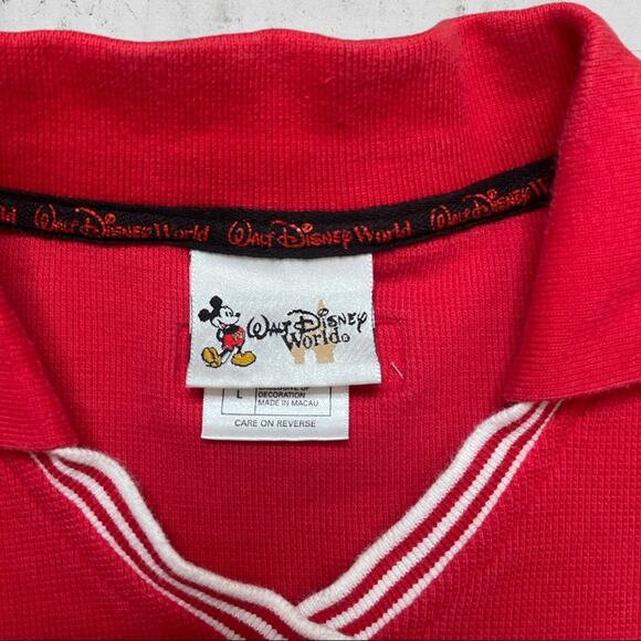 Vintage 90's Walt Disney World All The Fun In the World Polo Shirt Size Large - Picture 7 of 9